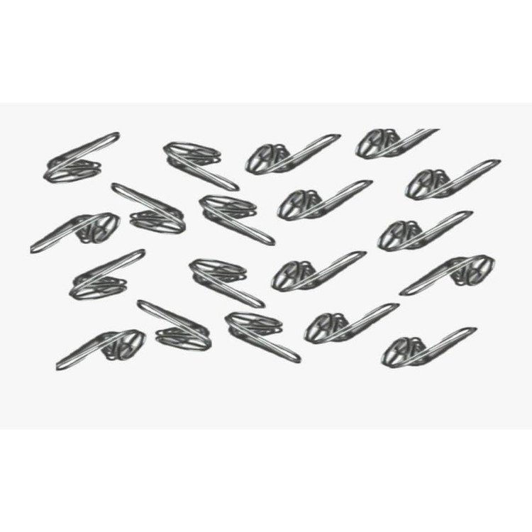 هوکس فلزی چوب پرده مدل HOOK100 بسته 100عددی